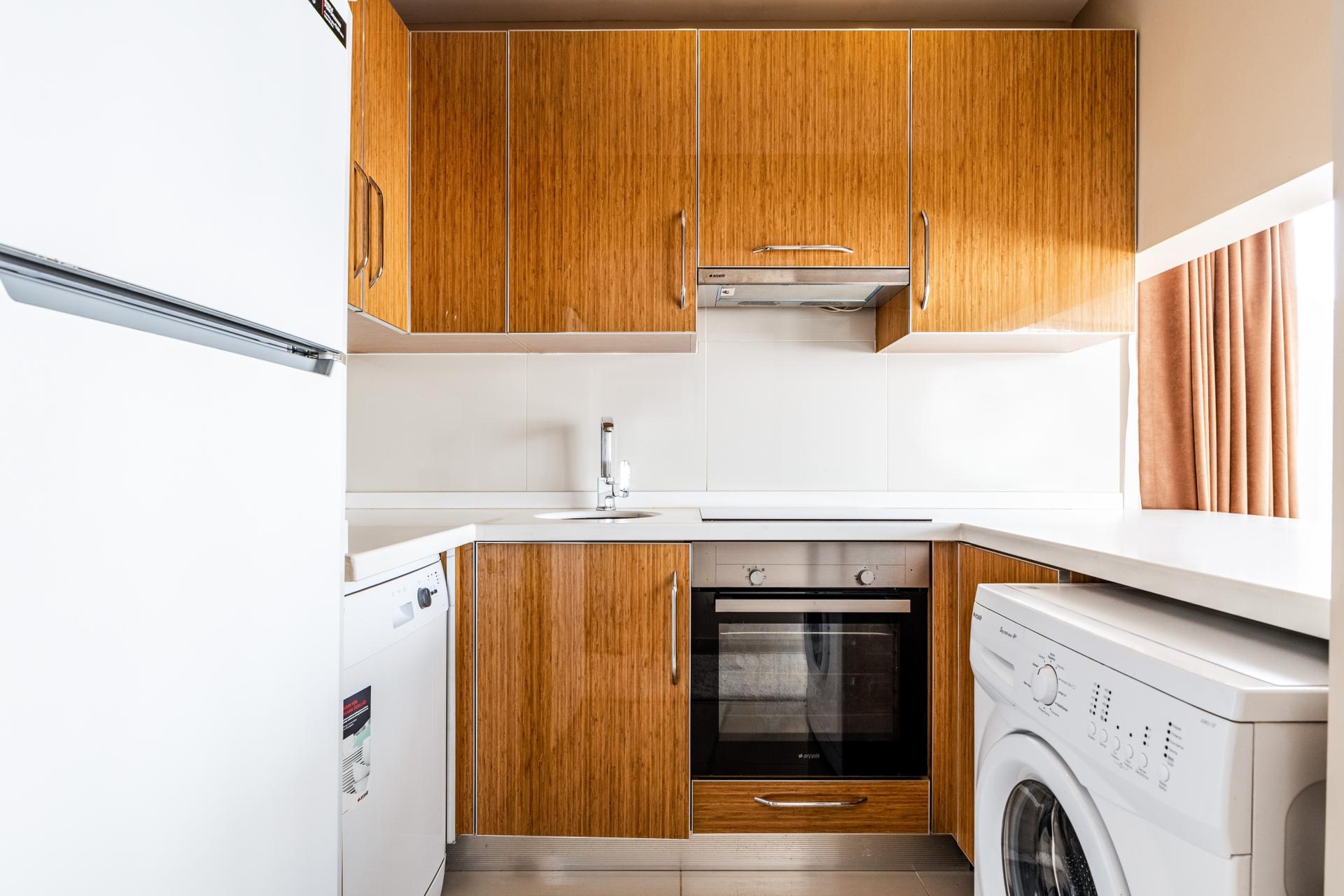 Our kitchen also includes modern appliances for you!