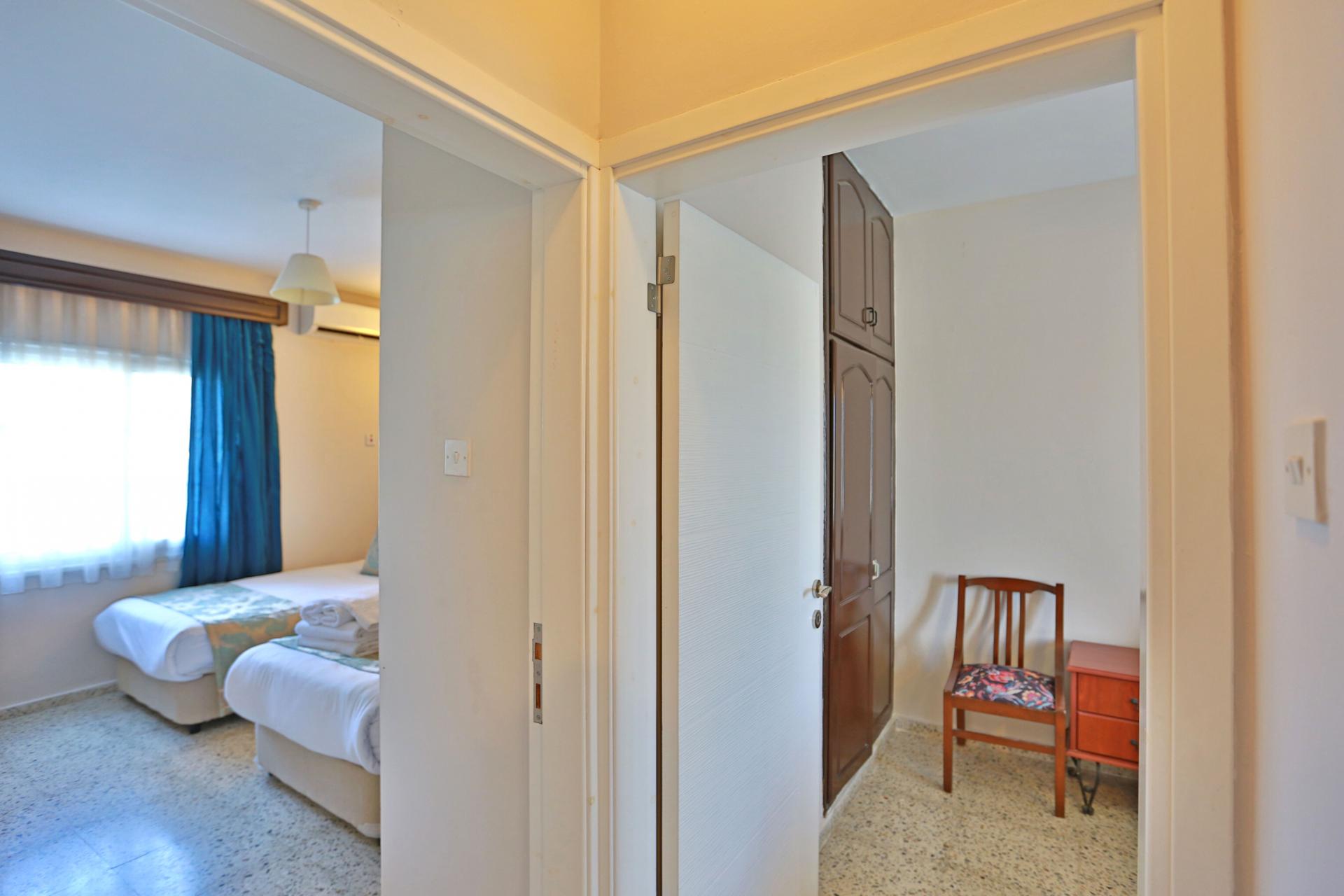 Our villa has two bedrooms.