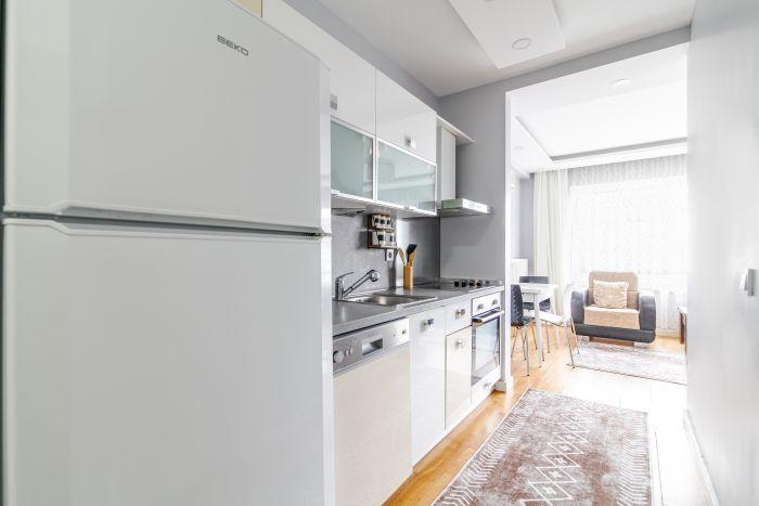 With its compact interior, everything is at your fingertips in our flat.