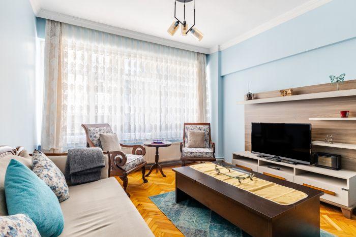 Our apartment creates a cozy and peaceful atmosphere thanks to its classical design.