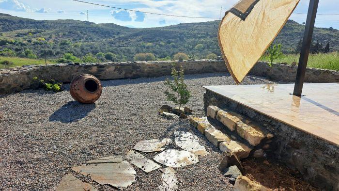 Peaceful Stone House with Nature View in Karaburun