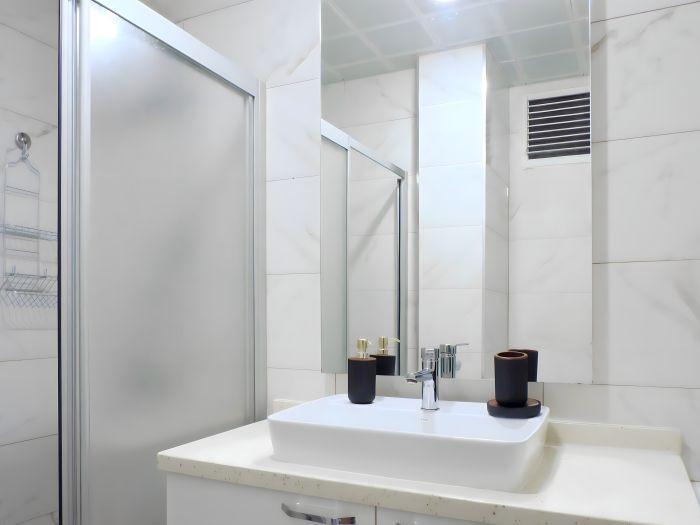 Our bathroom and all our rooms will be delivered spotlessly clean upon your arrival.