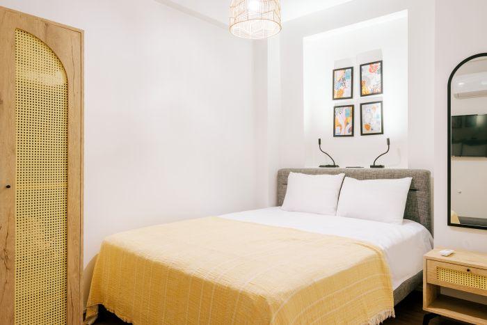Experience ultimate comfort in our well-appointed bedroom with a queen-sized double bed.