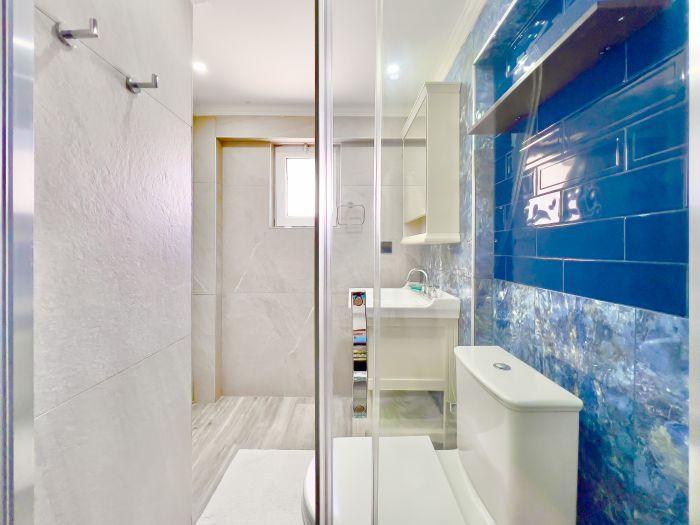 From the soothing shower to the serene ambiance, our bathroom is the epitome of modern relaxation.