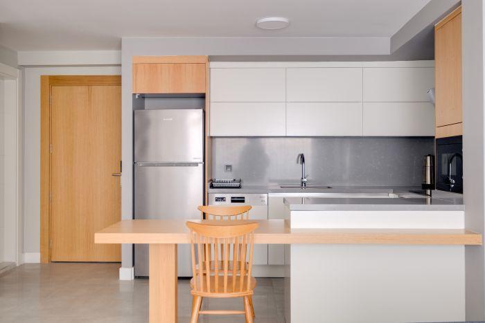 Your suite's kitchen combines elegance with functionality.