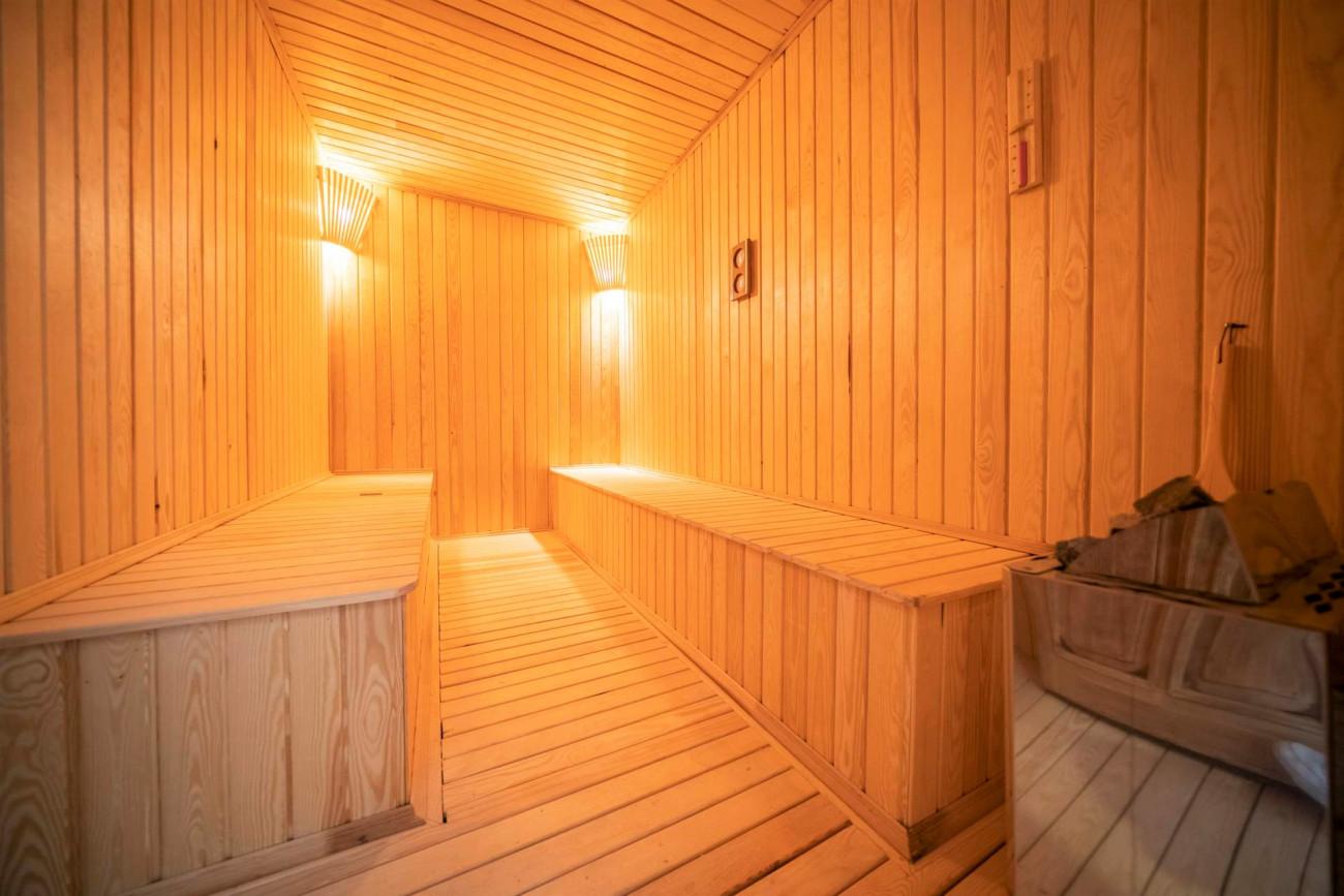 Enjoy our sauna and get rid of all your stress.
