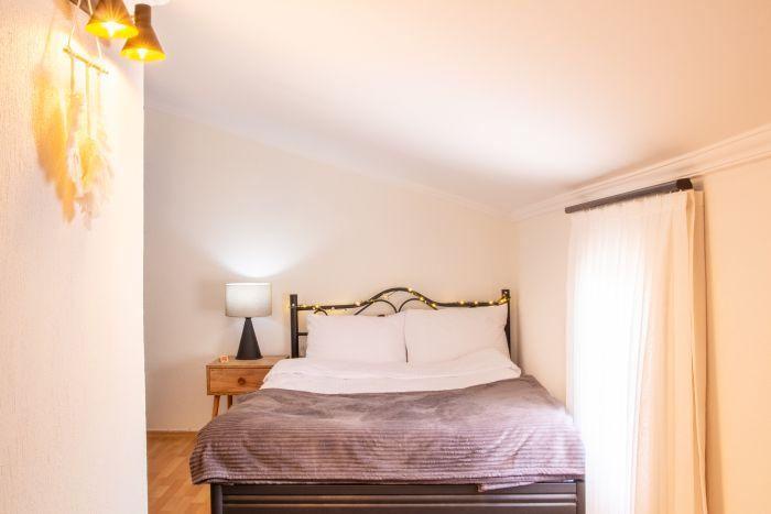 The main bedroom includes a comfy double bed where you can have long sleep.