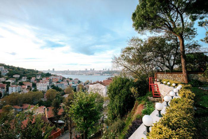 Enjoy a peaceful morning in our tranquil garden, sipping coffee with Bosphorus view1