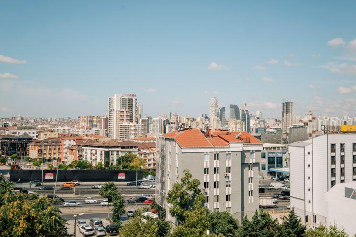 Marmara Park'a 8 Dakika Mesafede Teraslı ve Manzaralı Stüdyo Daire | GatsbyTerasMulti