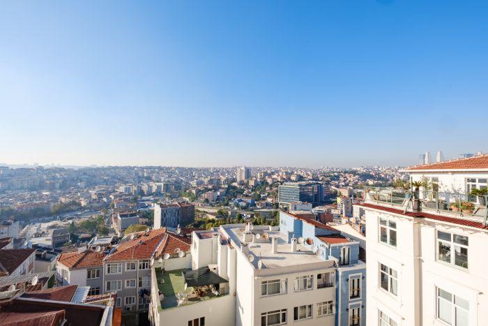 Istanbul is under your feet in our flat's magnificent view...