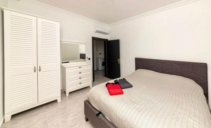 You can get recharged for an adventurous Bodrum day in this comfortable bedroom.