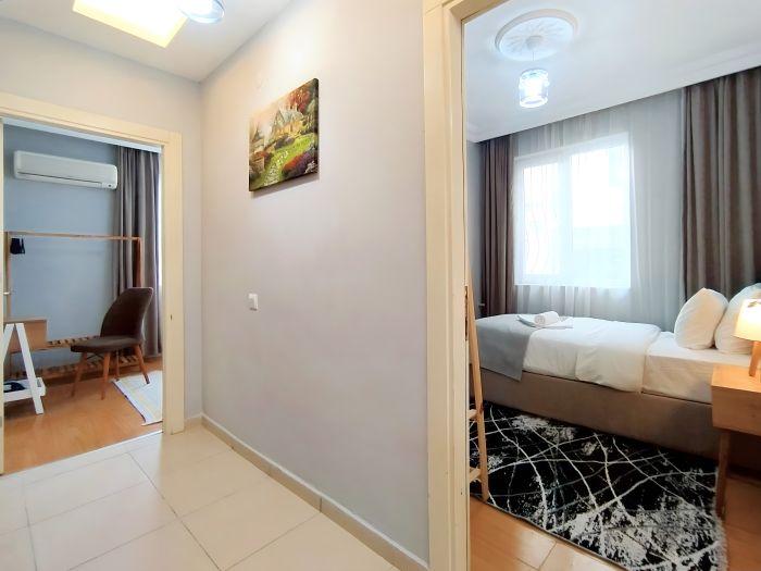 A comfortable accommodation experience with compact interior design.