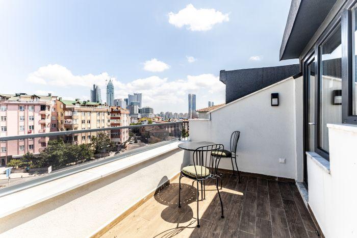This unique terrace with the view of Istanbul city under your feet can be yours.