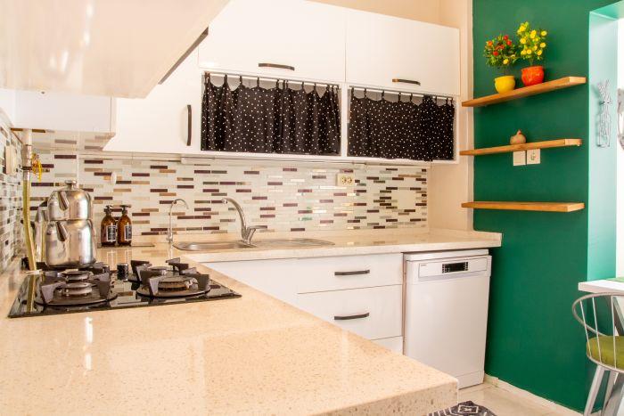 Whether you prefer cooking a meal or preparing a quick snack, you'll find everything you need in this kitchen.