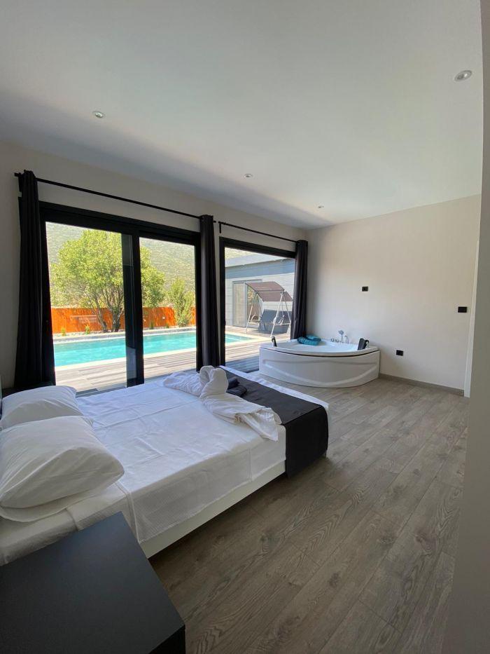 The main bedroom has a jacuzzi for you to enjoy and relax.