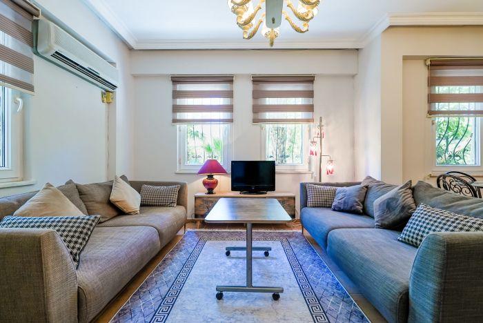 Our home provides a spacious living room where you can make wonderful memories with your loved ones.