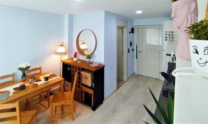 Meet our small but cozy flat featuring a bedroom and living room with an American kitchen style in Antalya!