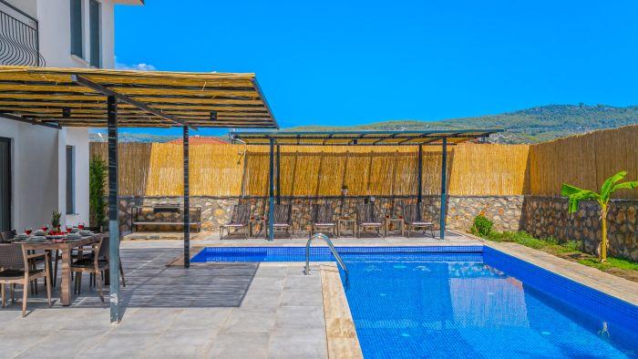 Villa in Patara with Pool, Jacuzzi and Garden