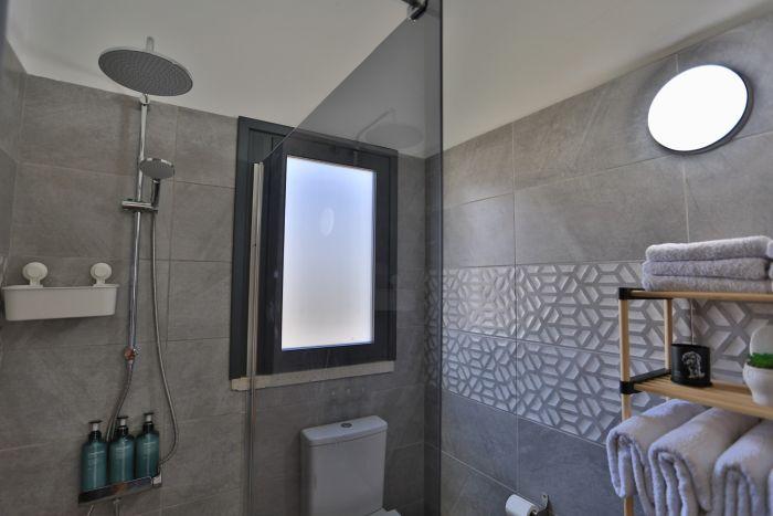 Indulge in a spa-like experience in our beautifully designed and fully equipped bathroom.