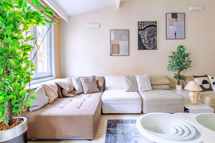 This magnificent flat offers everything you need for a dreamy accomondation.