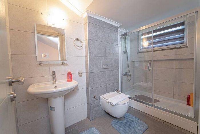 Our ensuite bathrooms are spacious and functional.