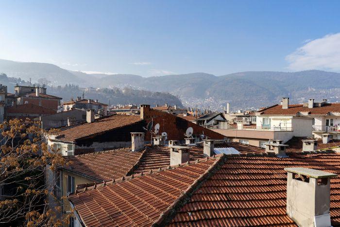 Bursa'da Manzaralı, Balkonlu ve Klimalı Dubleks