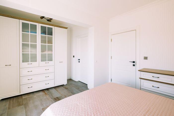 You can place your belongings in the wardrobe in the room.