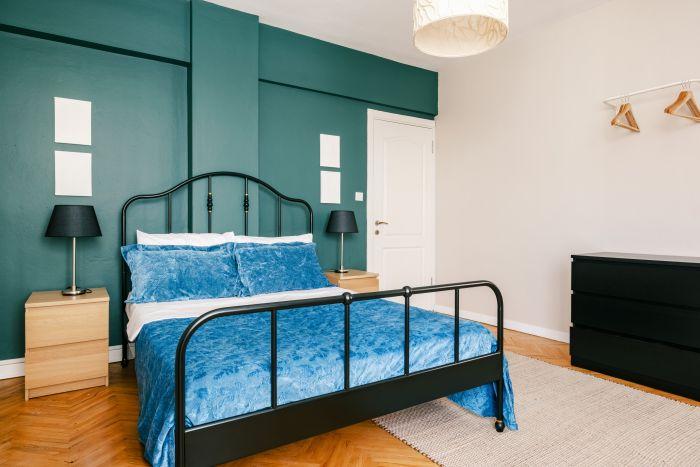 Snooze in style in our spacious bedroom with a double bed.