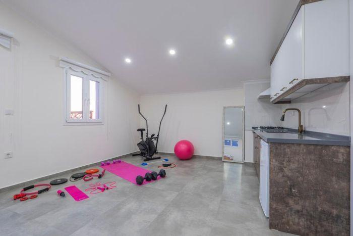 You will have access to a gym room in our dreamy villa. No need to be off while you are on vacation!