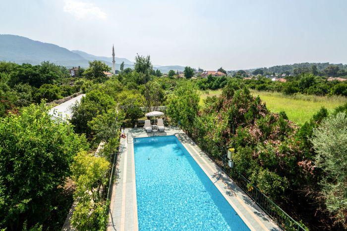 Muğla Köyceğiz Döğüşbelen'de Havuzlu, Bahçeli ve Barbekülü Huzurlu Yazlık Villa | BüyükEv
