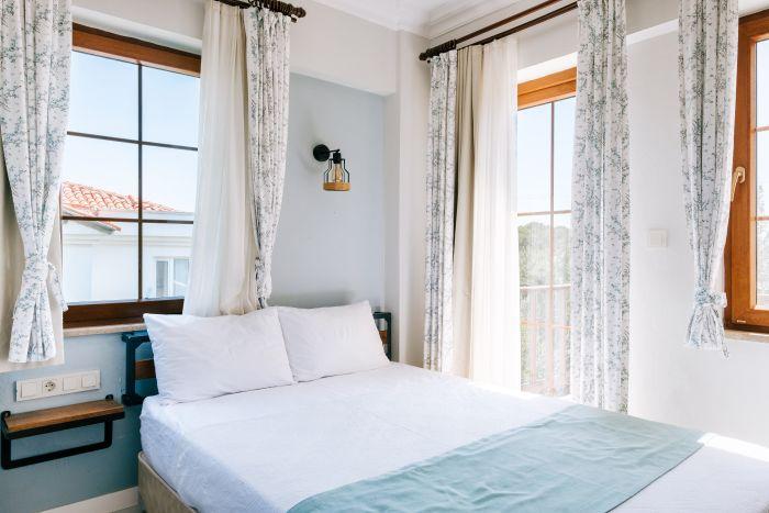 Chic Hotel Room With Sea View Terrace in Bozcaada