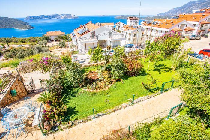 Furnished Cozy Flat with Wide Sea View in Kas