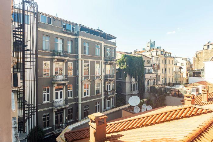 Our home is excellently located in a colorful area of Beyoglu know by its vivid nightlife.