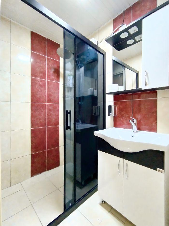 Our flat has two bathrooms, no need to fight to take the shower first!