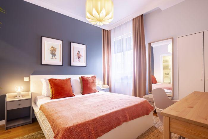 Enjoy a restful night's sleep in our inviting bedroom with a spacious double bed.