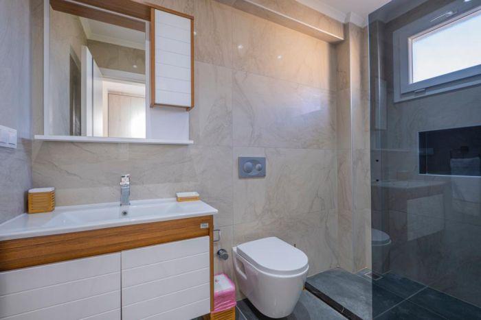 Our perfect villa features four bathrooms, so waiting for someone to shower is unnecessary.