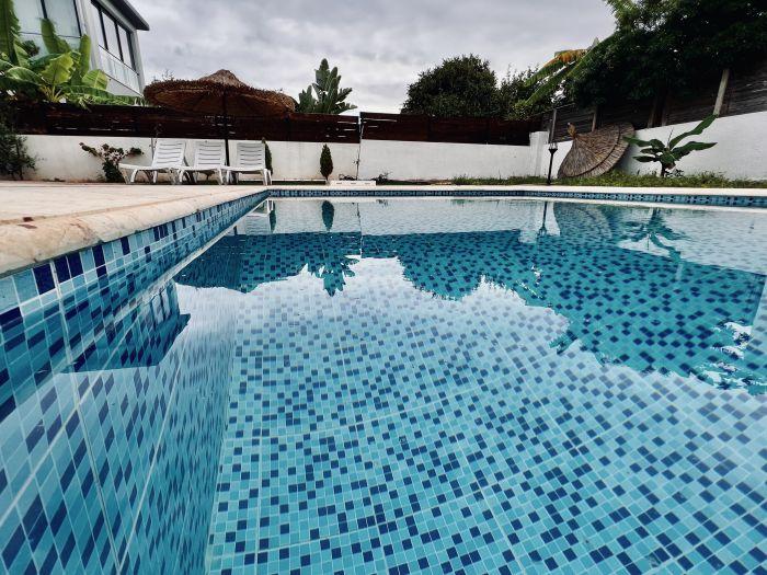 Our stunning villa features a private pool for your joy. 