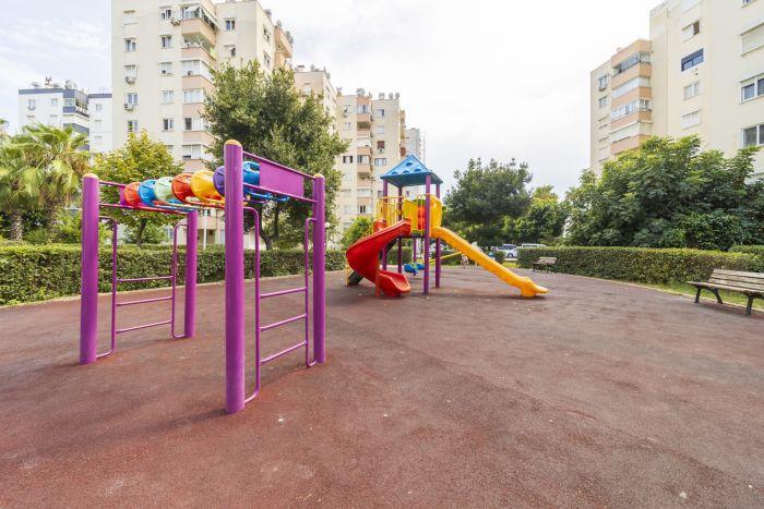 The children can play and have fun in the playground.