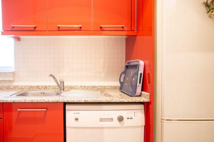 Our kitchen is fully equipped and modern.