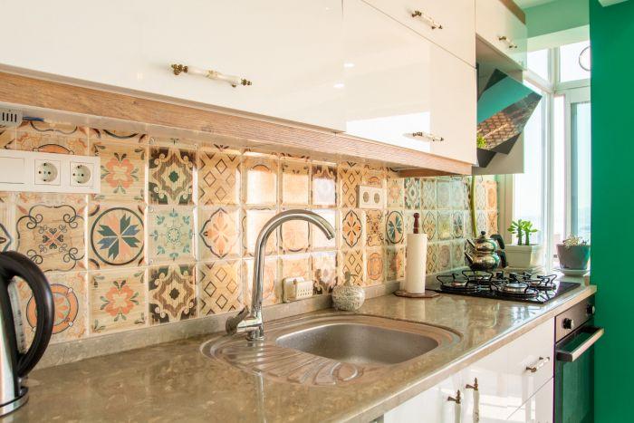 Our kitchen is modern and fully equipped.