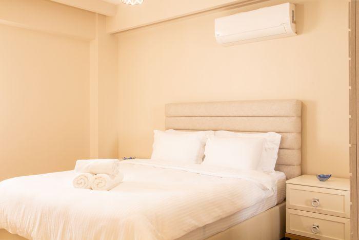 An AC will serve you in this bedroom as well.