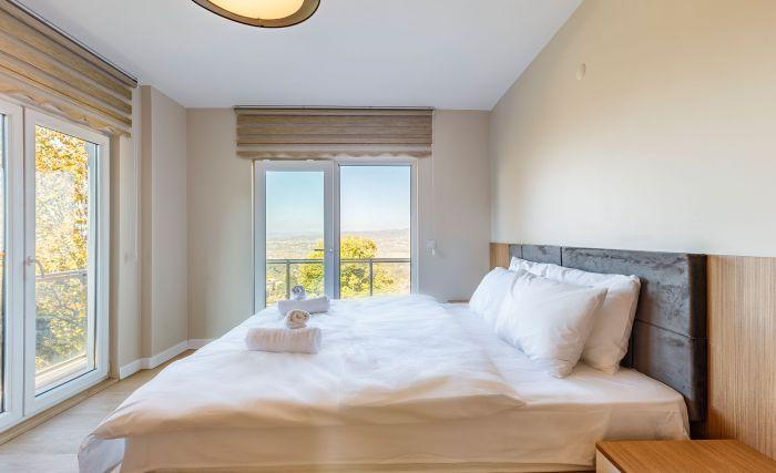 Our bedrooms offer a comfortable space to enjoy the peace and the view.