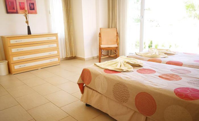 There are three comfy bedrooms in our villa.