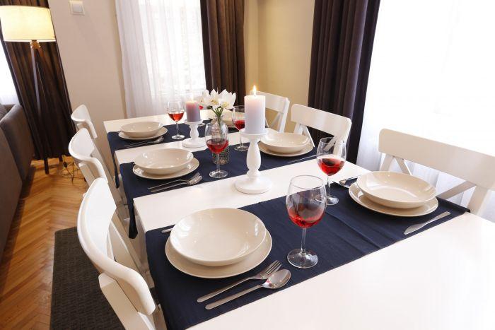You and your loved ones can enjoy delicious meals and delightful conversations in this stylish corner.