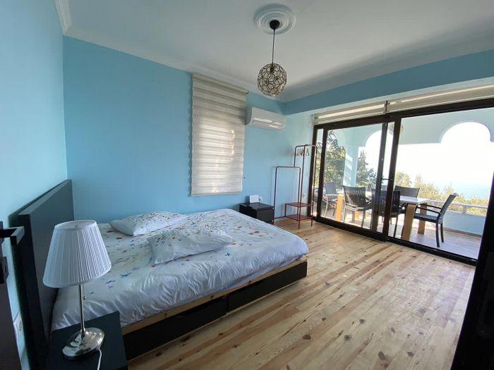 Our bedrooms are painted with a calming tone of blue to enhance your comfort.