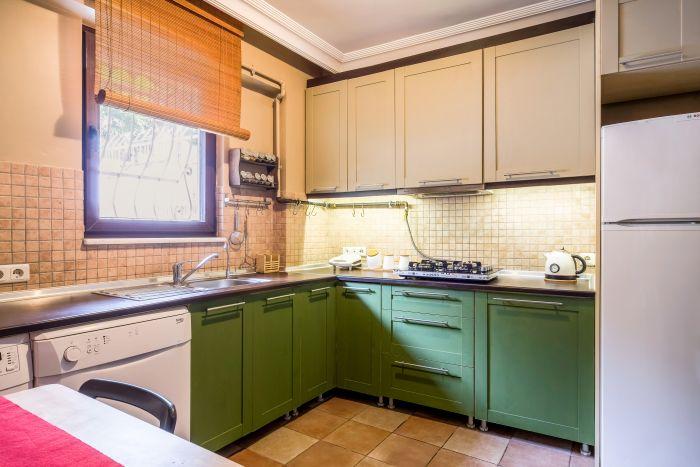 Our apartment is designed with an eclectic style and equipped with necessary modern appliances.