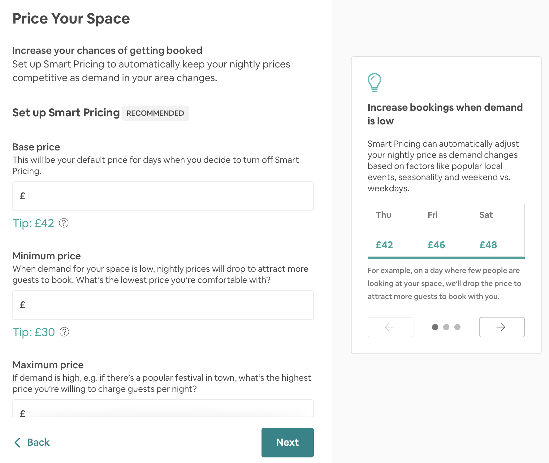 Airbnb pricing Airbnb price