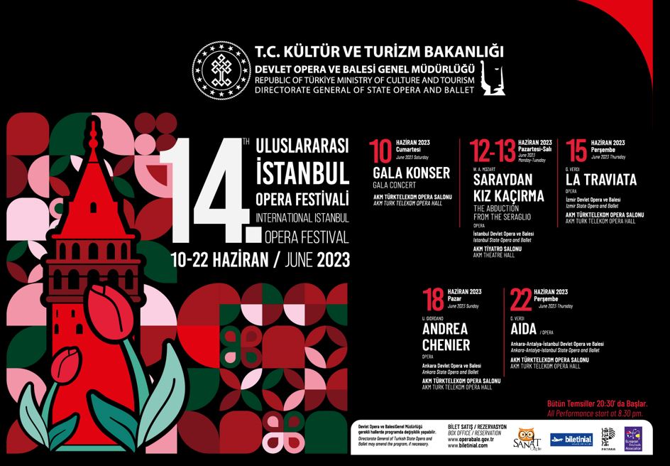 istanbul opera festivali, istanbul festivaller, 14. uluslararası istanbul opera festivali