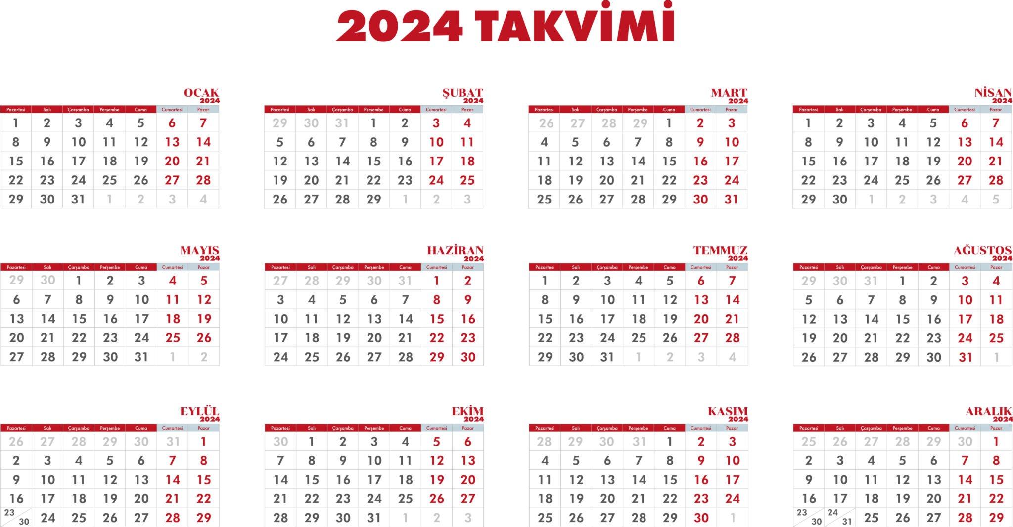 2024 Resmi Tatiller 2024 Bayram Tatilleri Kaç Gün? Missafir