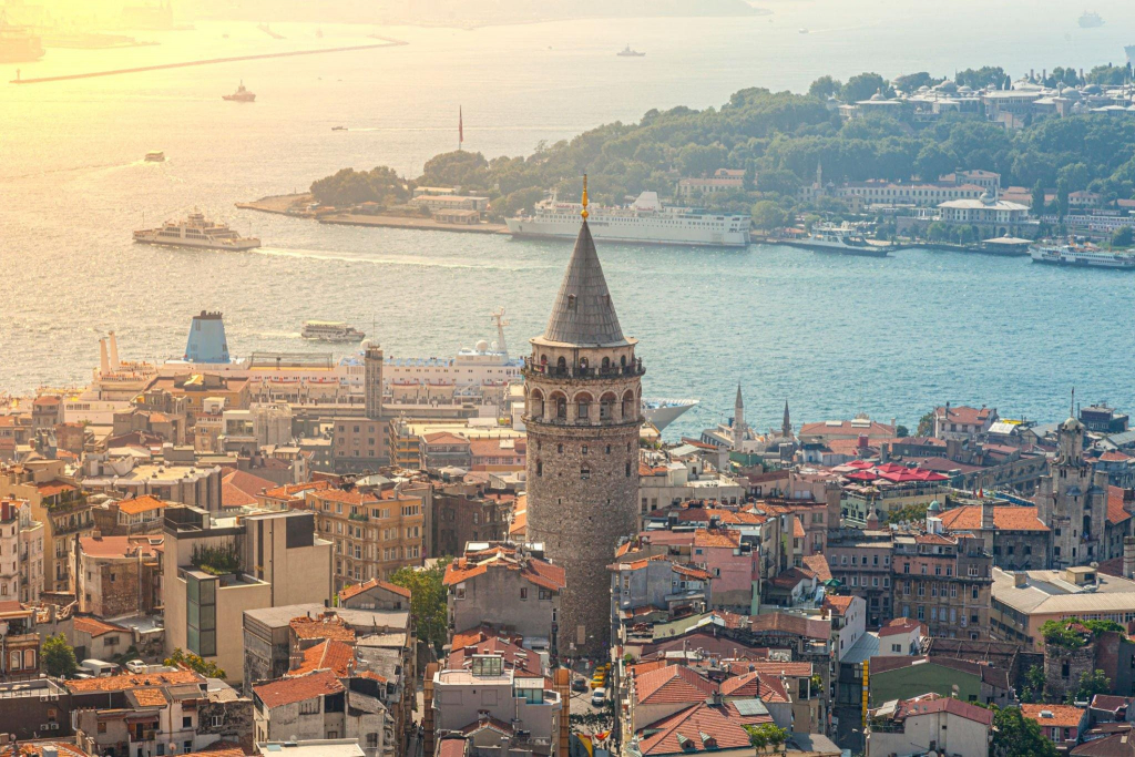 istanbul simgesi, galata kulesi, beyoğlu